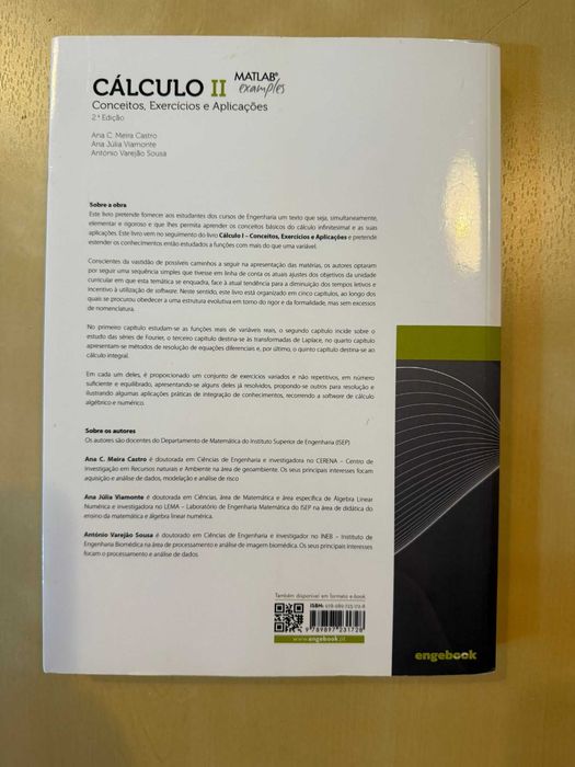 Cálculo II - Ana C. Meira Castro, Ana Júlia Viamonte, António V. Sousa