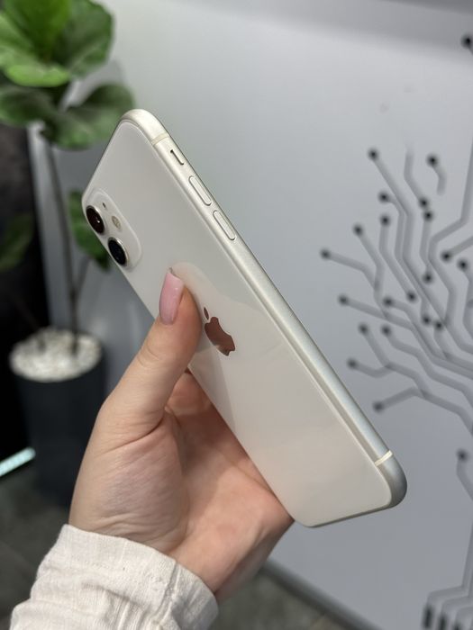 Гарантія • iPhone 11 • White • 128Gb • 100%Акб • Оплата частинами