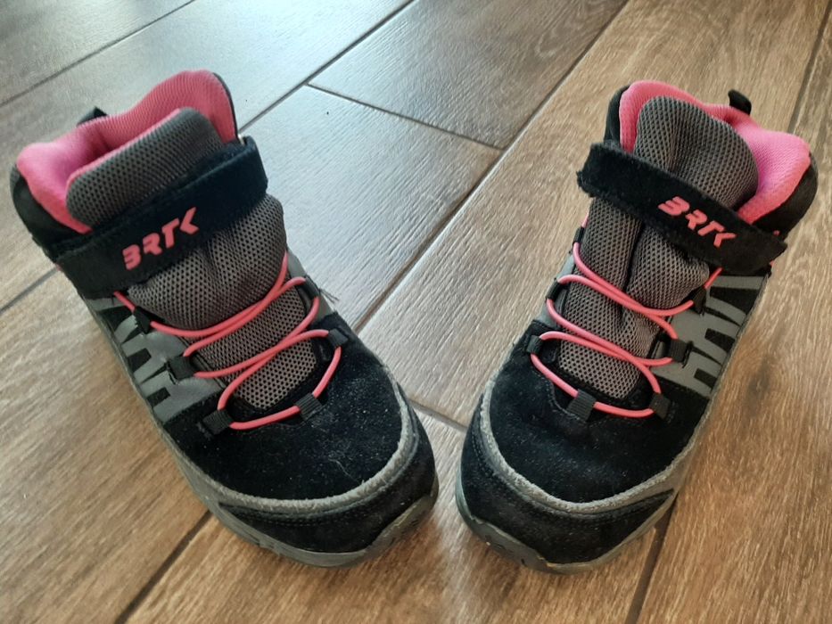 Buty dziewczęce czsrne zimowe  Bartek 35