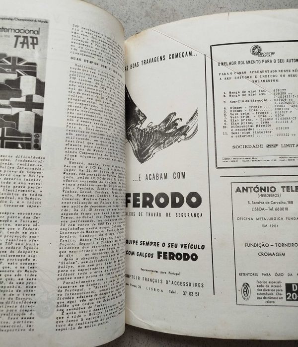 Antiga e Rara Revista Automóvel - Fevereiro de 1974