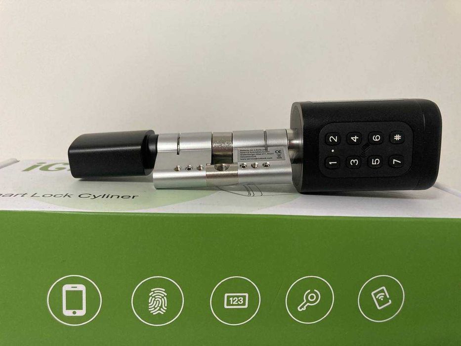 Zamek elektroniczny TTLock wkładka odcisk palca PIN RFID smart