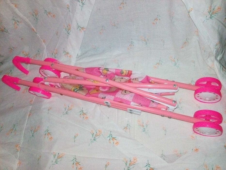 складная классическая коляска для кукол