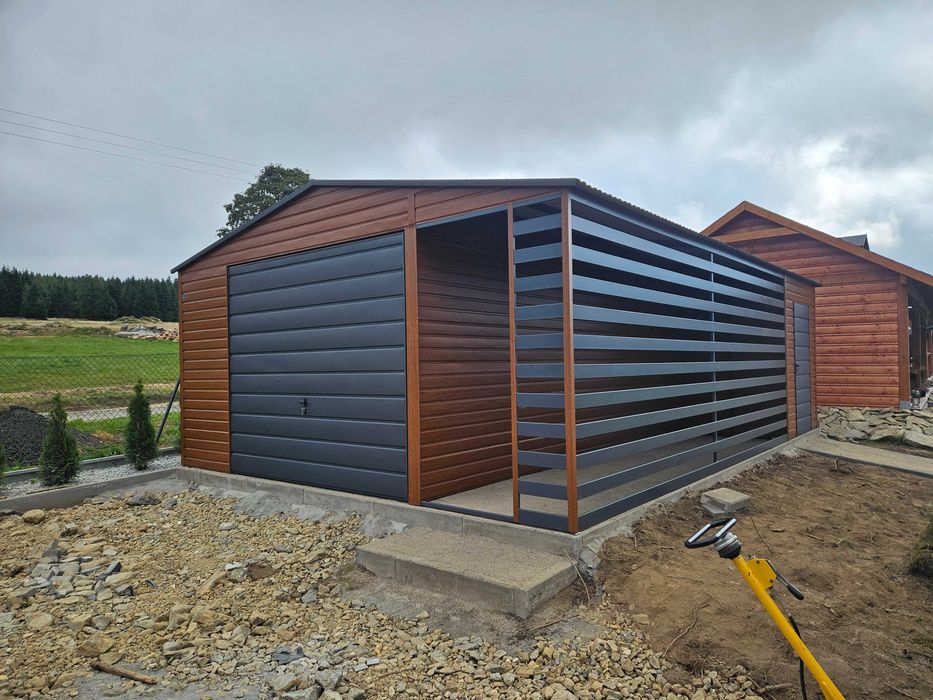 GARAŻ Drewnopodobny Hala Wiata Rolnicza Budka ogrodowa Magazyn Blaszak