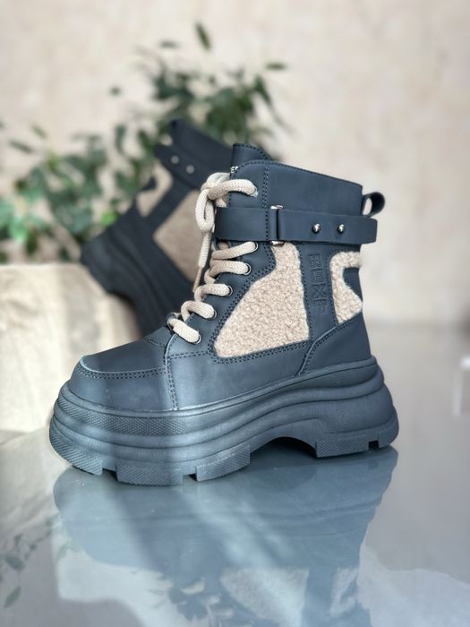 Зимові черевики для дівчинки, дутики зимові, ботинки