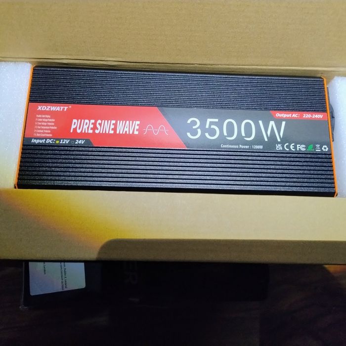 Потужний інвертор 24V з чистою синусоїдою потужністю 5600w