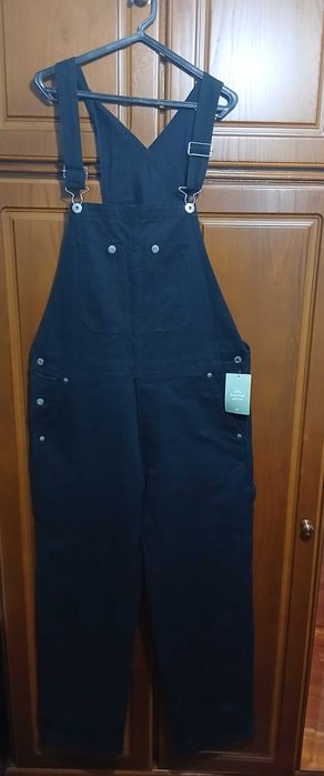 Jardineiras Macacão de Homem Pretas H&M