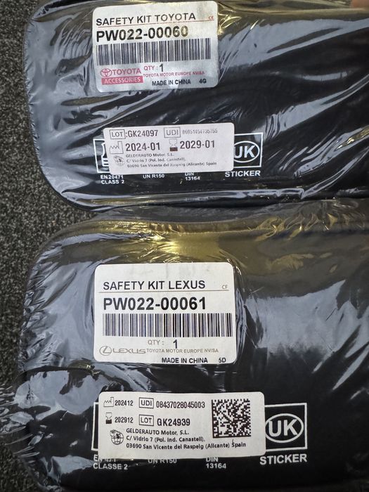 Аптечка Аптечки оригінал Toyota Lexus Нові Запаковані