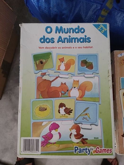 Conjunto de 6 jogos infantis