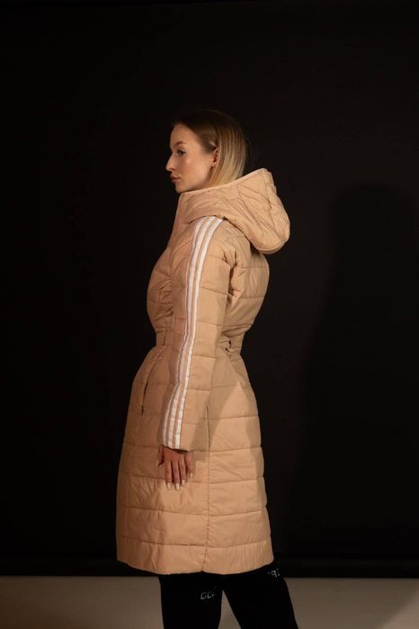 Жіноча утеплена куртка парка  Adidas Мікро пуховик