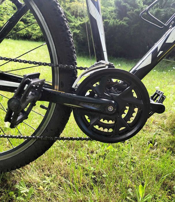 Świetny rower MTB Kross Hexagon X3 czarny / żółty Shimano Acera