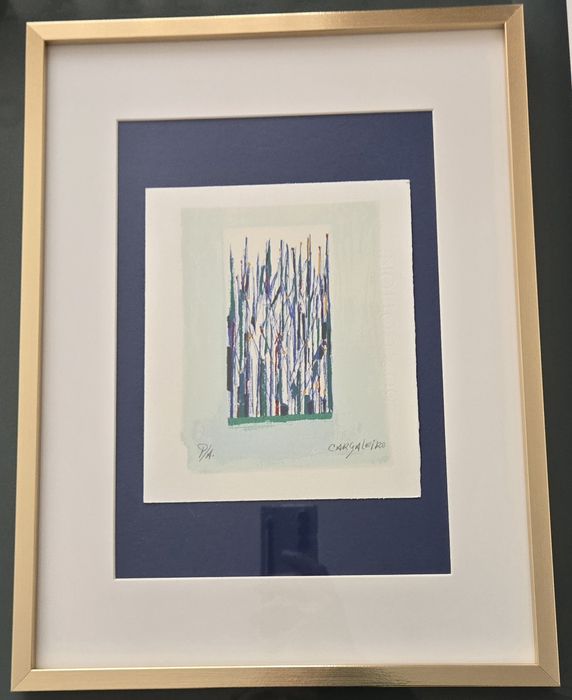 FLora, serigrafia do mestre Cargaleiro, obra antiga