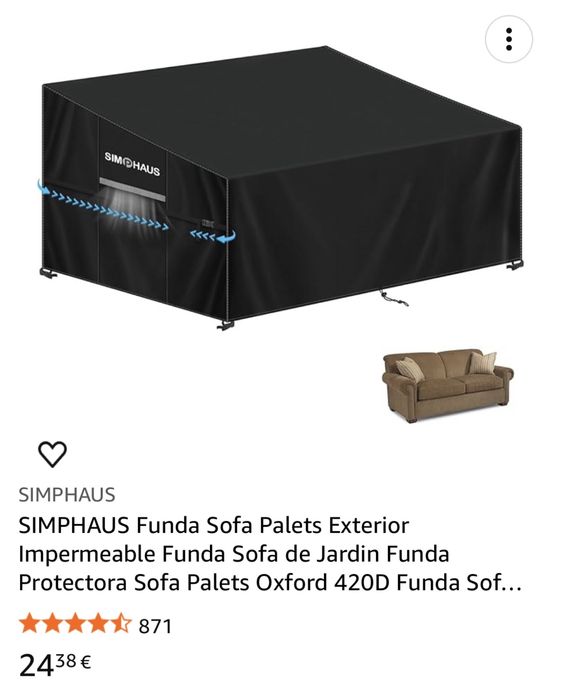 Sofa e mesa de paletes varanda/terraço/jardim