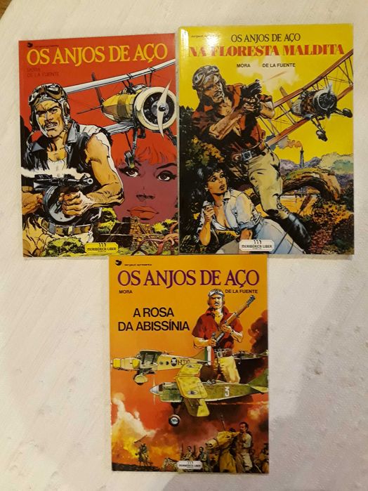 Anjos de Aço - 3 volumes - Meribérica - Victor de La Fuente