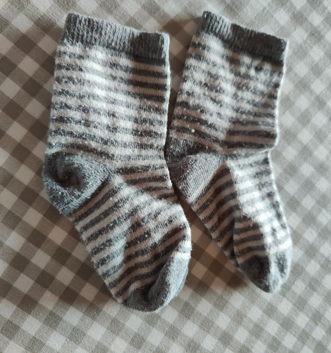Skarpety 1szt H&M szare w paski