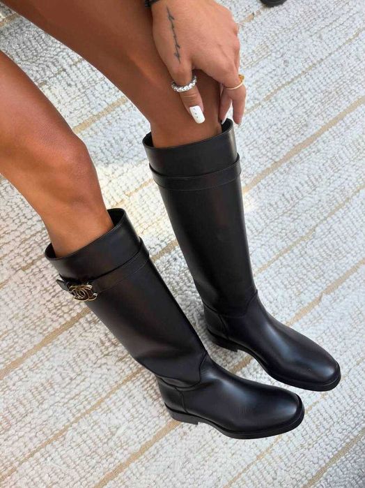 Kozaki skórzane muszkieterki Chanel!! Top Premium! 35-41