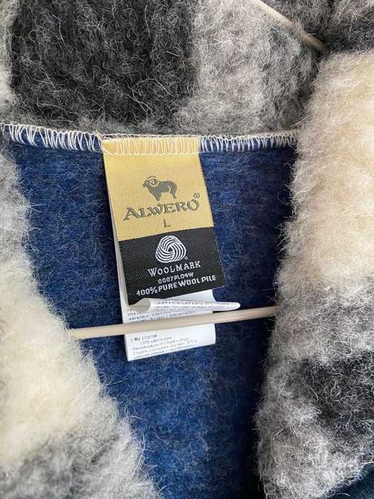 Kamizelka bezrękawnik nie merino wełna wełniana alwero wool granatowa
