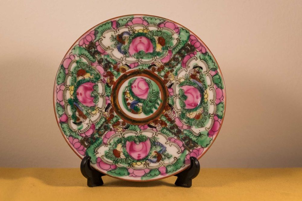 Prato em porcelana chinesa