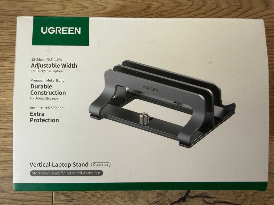 Підставка для ноутбука UGREEN LP258 Vertical Laptop Stand (Dual-slot)(UGR-60643) (UGR-60643)
