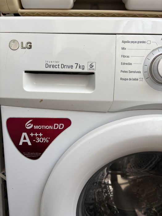 Máquina de Lavar Roupa LG, 7kg A+++