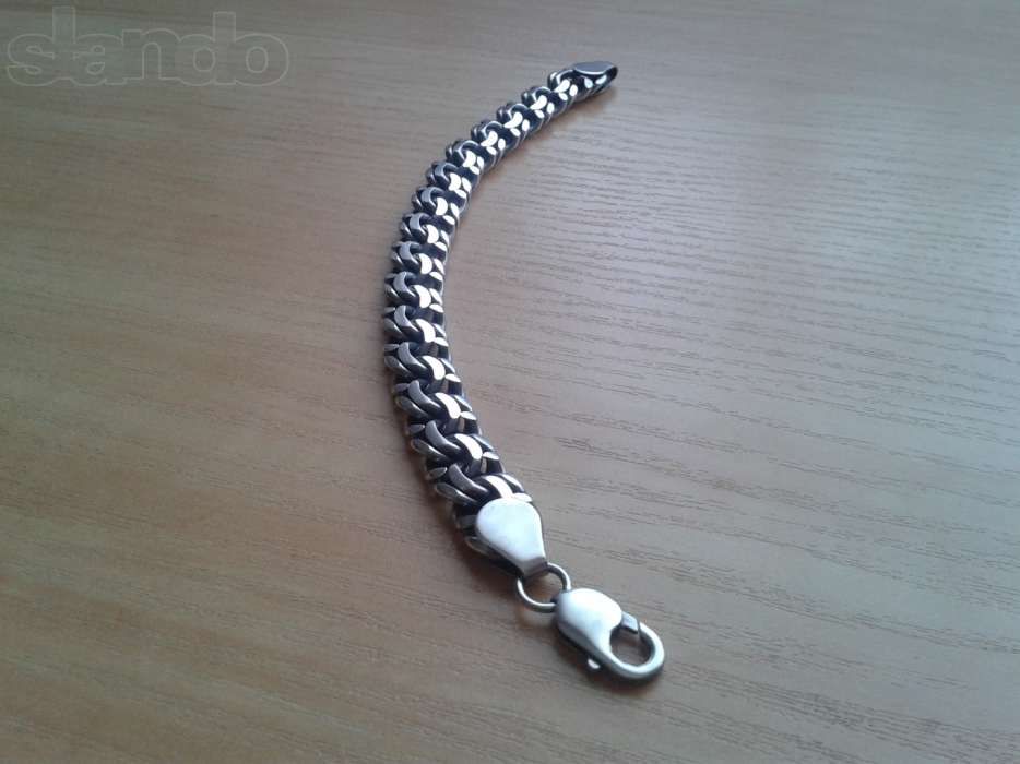 Срібний браслет БІСМАРК 53,3 грама 21,5 см