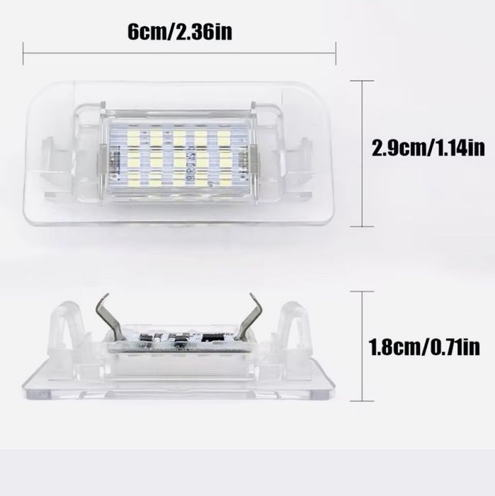 Led підсвітка подсветка номера Mercedes B- Class W242 W246 освітл мото