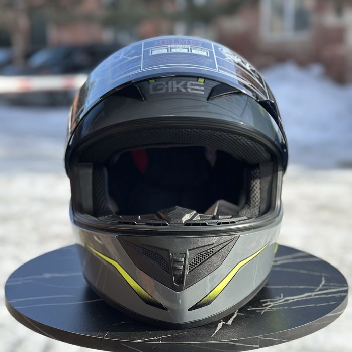 Мотошолом інтеграл QIKE + подарунок / мотошлем