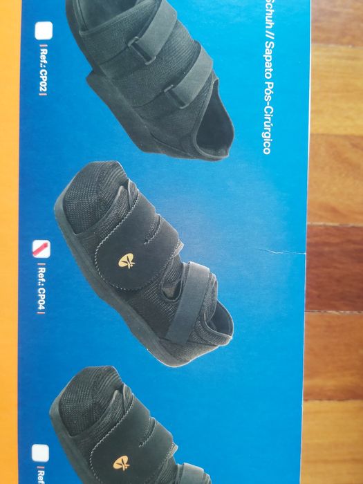 Sapato NOVOS Pós-Operatório Orliman (Pé Diabético Especial/Úlceras)