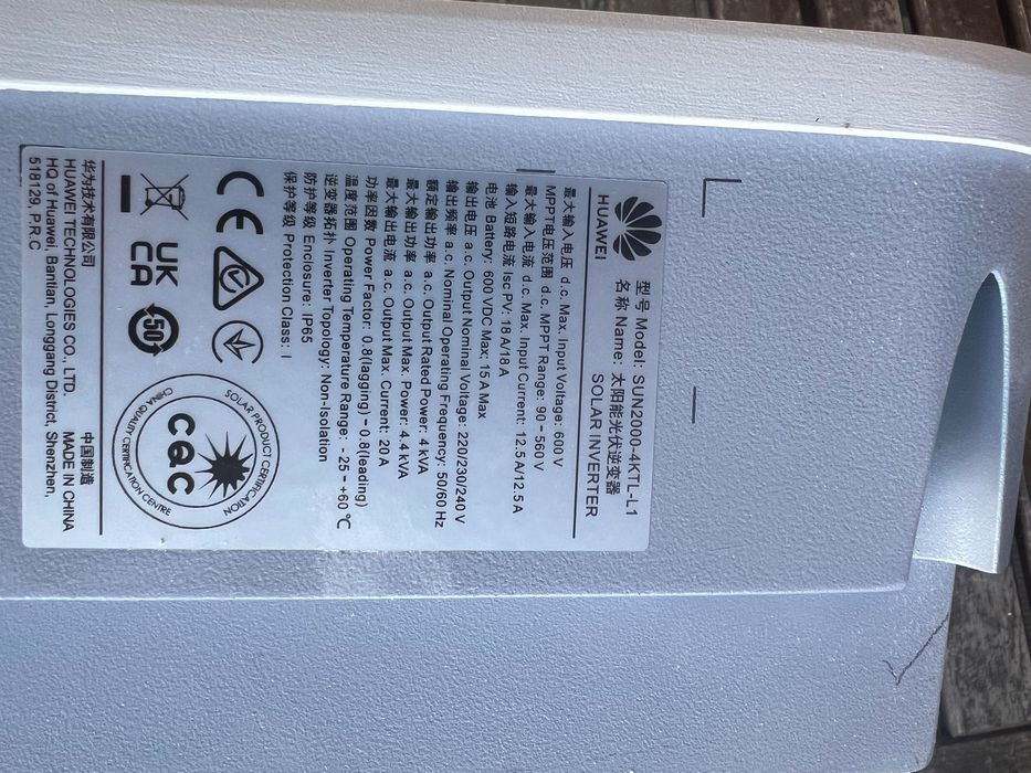 Inversor huawei sun2000