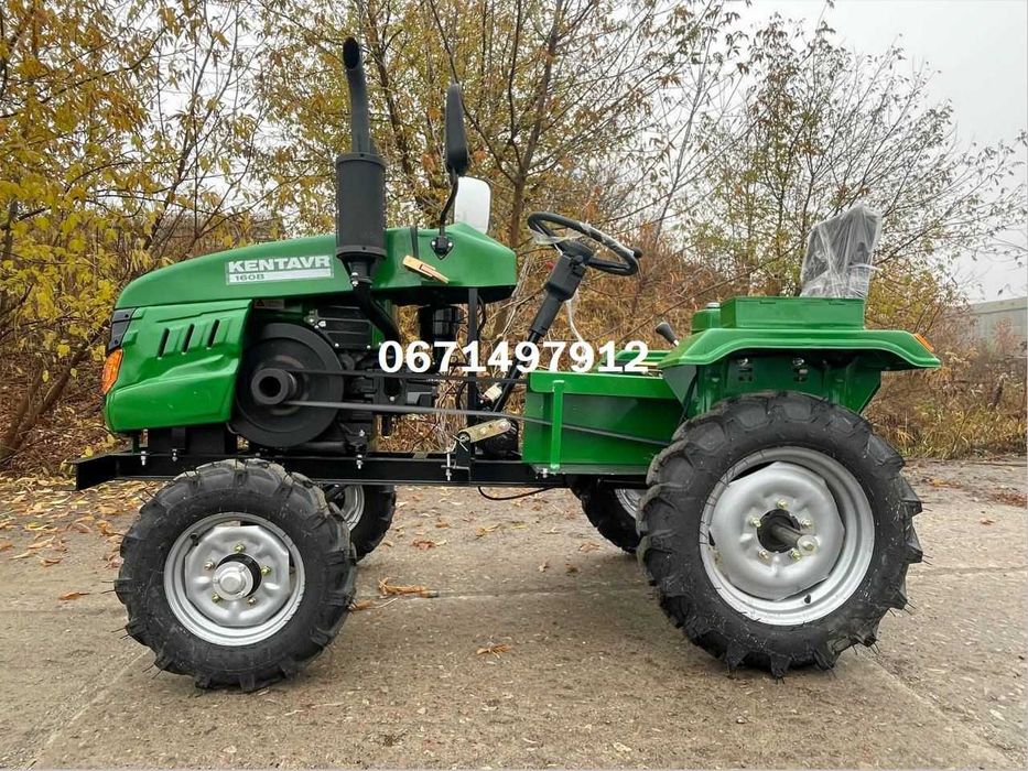 Мототрактор KENTAVR 160 B + фреза та плуг Доставка БЕЗКОШТОВНО Кредит