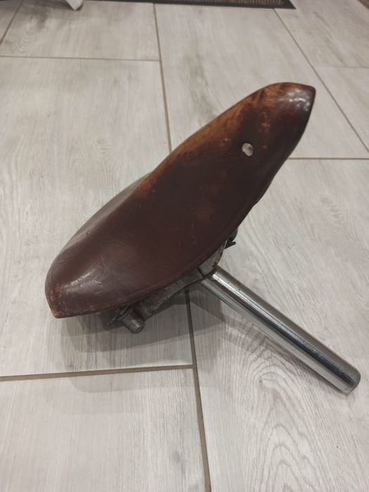 Siodełko retro skóra naturalna