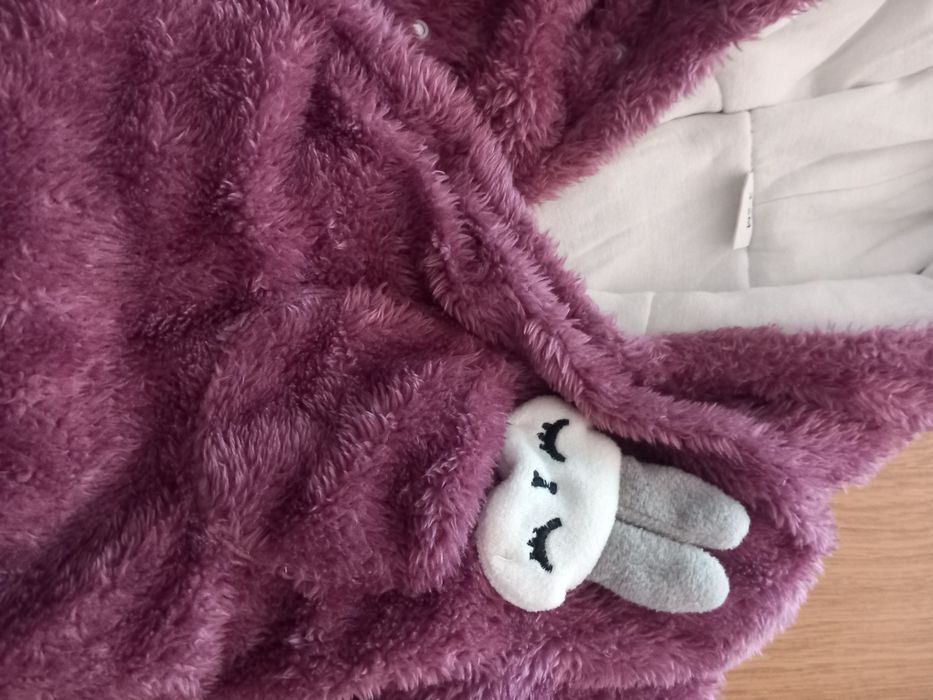 Macacão de inverno menina bebé