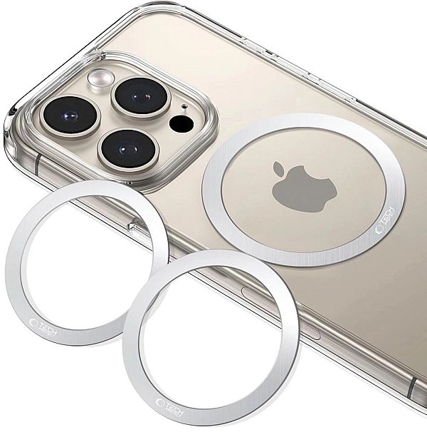 Tech-Protect Mmp-110/2In1 Magnetic Magsafe Ring Silver & Silver