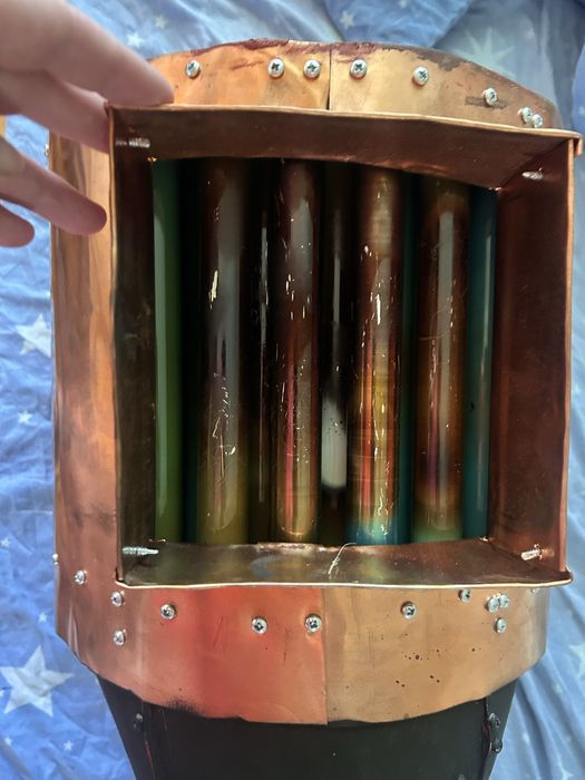 Воздушный теплообменник для газовой печи ,пушка