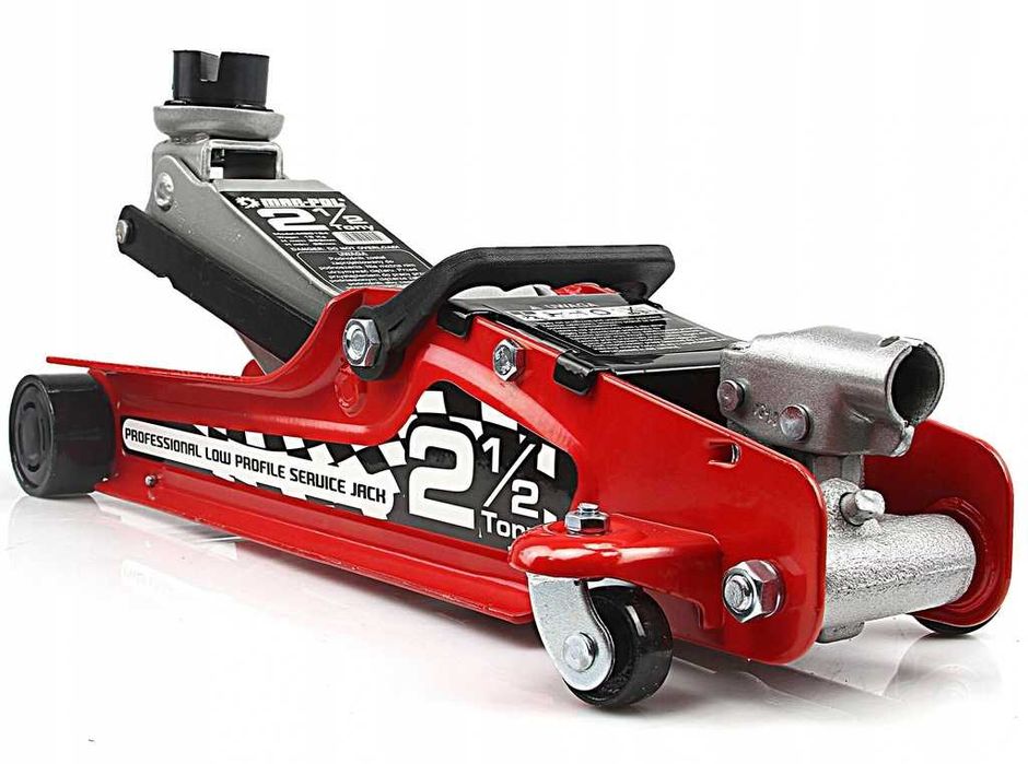 Podnośnik samochodowy niskoprofilowy 2,5T MAR-POL + guma  M80124