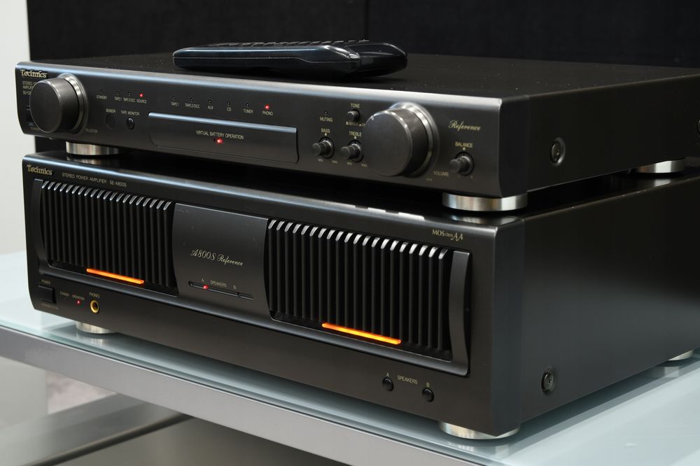wzmacniacz stereo końcówka mocy i przedwzmacniacz Technics A800S