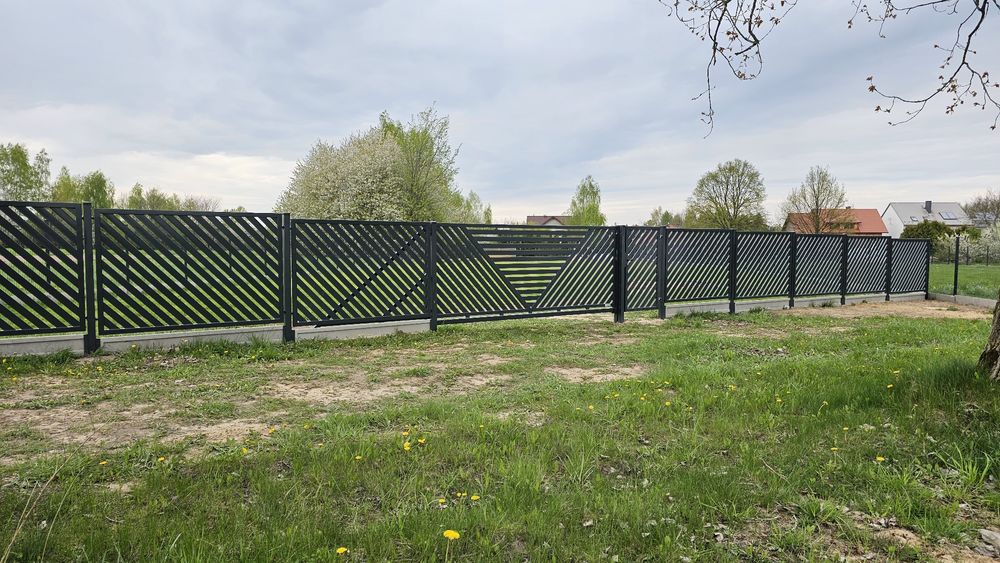 Ogrodzenie panelowe, siatka, palisadowe