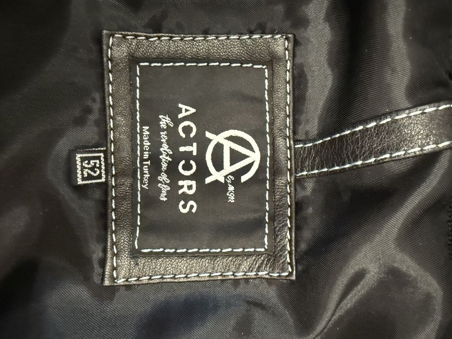 Шкіряна куртка Actors. Розмір 52