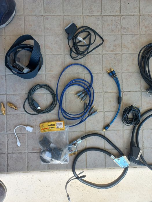 Pack Cabos de áudio som e tv