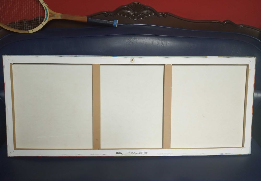 Tela Decorativa Obra David Briggs 140x56cm Abstrato