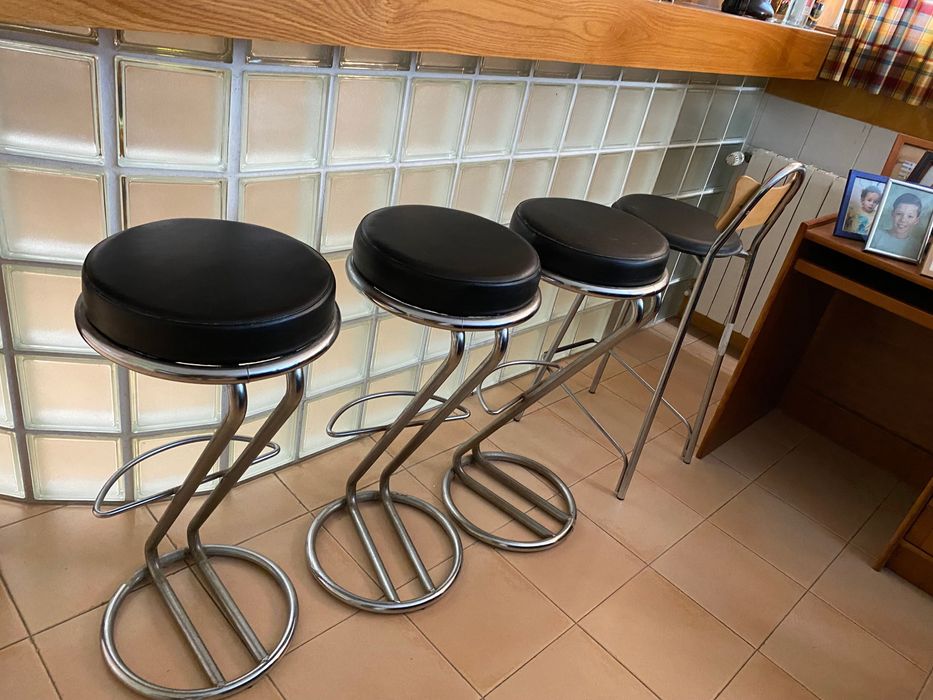 4 bancos de bar sala