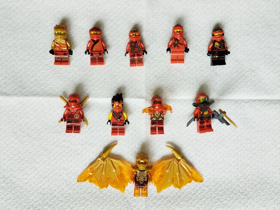 Kolekcja figurek LEGO Ninjago KAI (Dragon Form, Scuba, Island) - Wybierz swoją!
