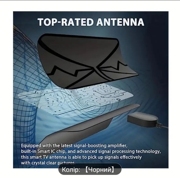2025 Портативна внутрішня ТВ антена
