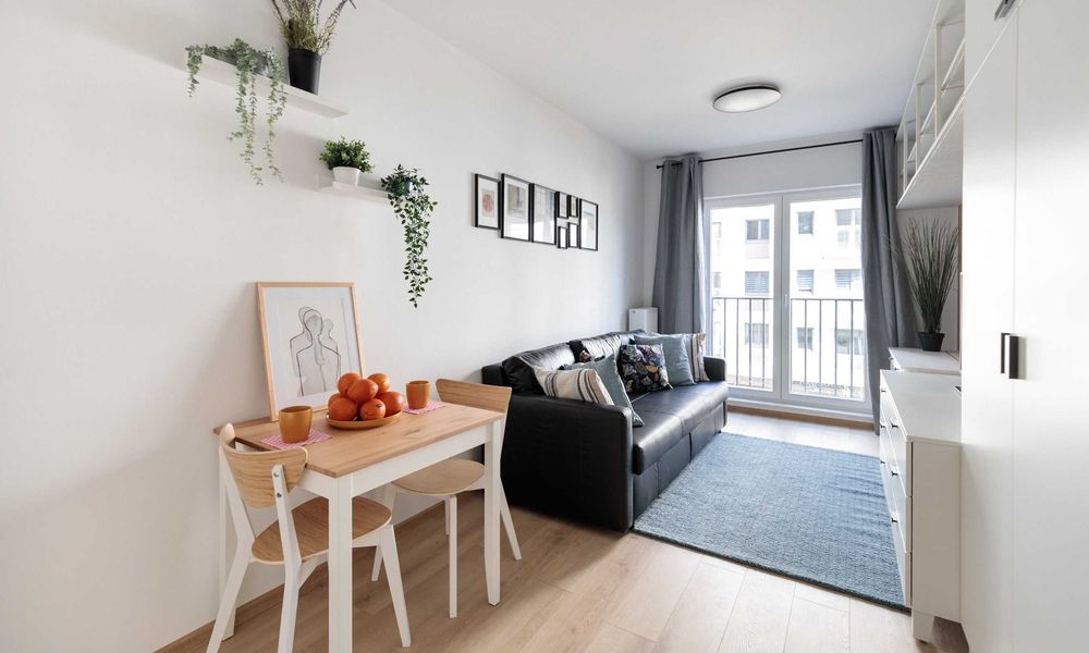 Nowoczesny i funkcjonalny apartament dla singla niedaleko metra
