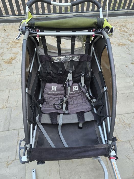 Burley D'lite 2 osobowa przyczepka rowerowa , składana , regulowane op