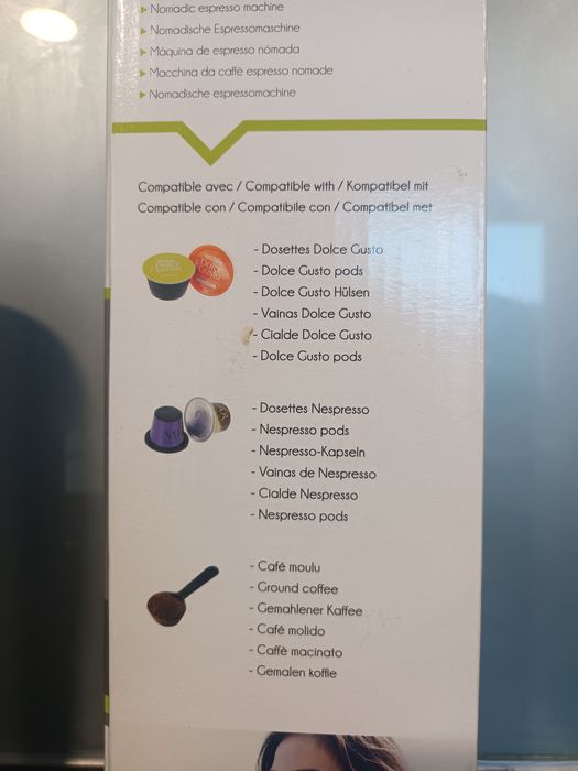 Máquina de Café Expresso Portátil 12V 3 em 1 Incasa