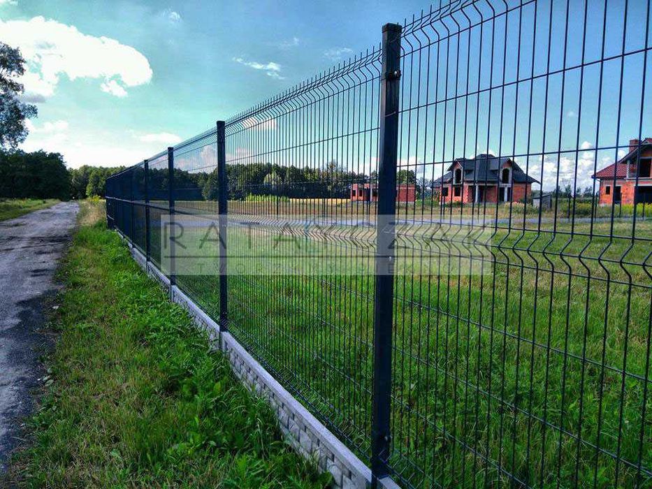 Panel siatkowy ogrodzeniowy Panele systemowe Ogrodzenie Panelowe 1,23m