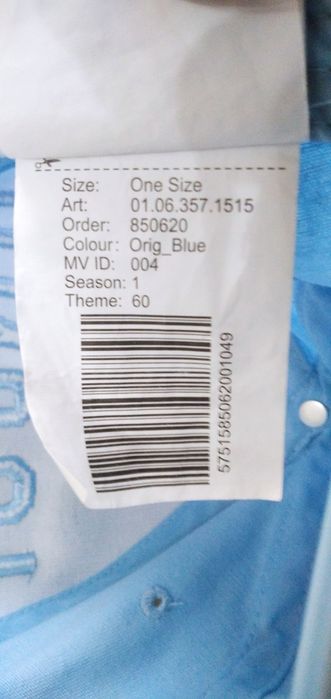 Бейсболка ICONO Orig  Blue