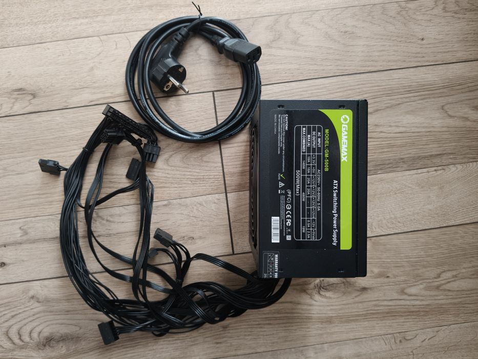 Блок живлення Gamemax GM 500b, гейммакс 500 ват