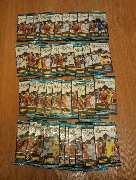 Saszetki panini adrenalyn euro 2012 50 sztuk
