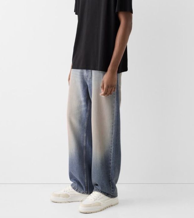 Широкі Джинси BERSHKA Baggy Fit Jeans Оригінал Широкие Джинсы Мужские